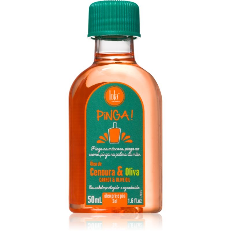 Lola Cosmetics Pinga Cenoura & Oliva vyživující olej na vlasy 50 ml - parfo.cz