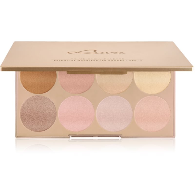 Luvia Cosmetics Prime Glow Vol. 1 paleta rozjasňovačů 8x3