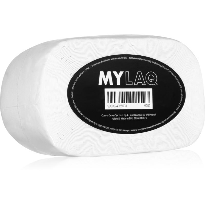 MYLAQ Cotton Pads vatové tampónky 250 ks - parfo.cz