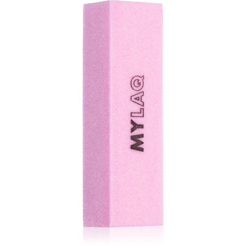 MYLAQ Polish Block lešticí blok na nehty barva Pink 1 ks - parfo.cz