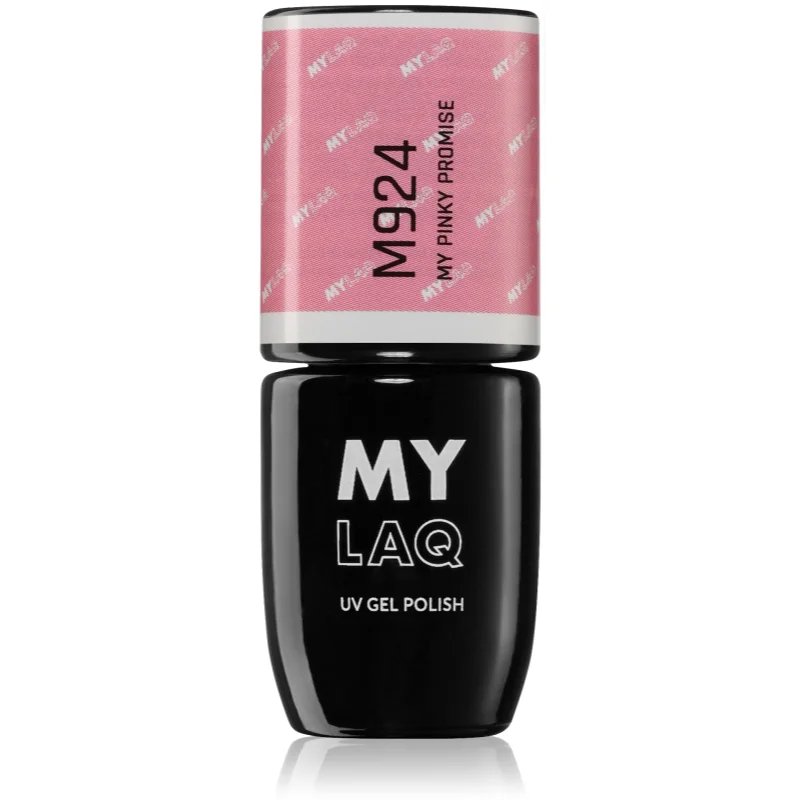 MYLAQ UV Gel Polish My Promise gelový lak na nehty odstín My Pinky Promise 5 ml - parfo.cz