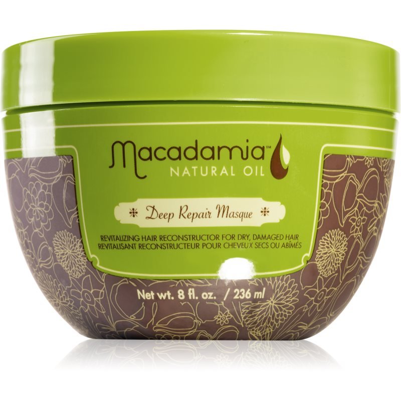 Macadamia Natural Oil Deep Repair hloubkově regenerační maska pro suché a poškozené vlasy 236 ml - parfo.cz