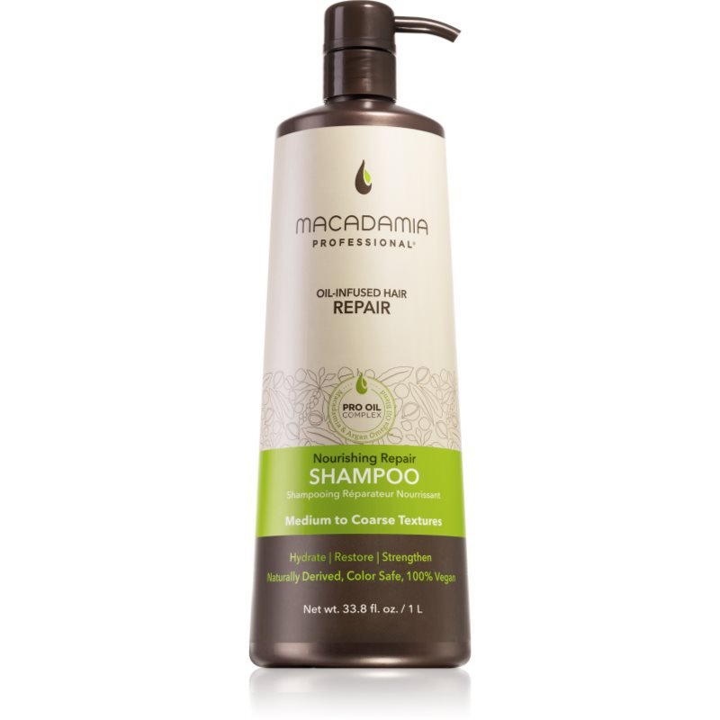 Macadamia Natural Oil Nourishing Repair vyživující šampon s hydratačním účinkem 1000 ml - parfo.cz