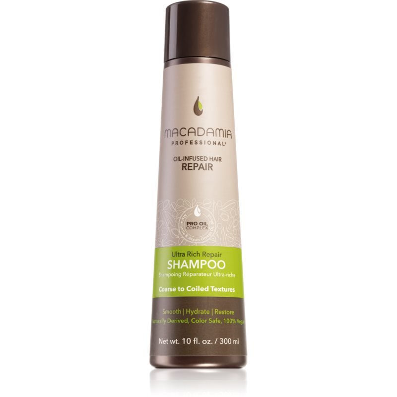 Macadamia Natural Oil Ultra Rich Repair hloubkově regenerační šampon pro velmi poškozené vlasy 300 ml - parfo.cz