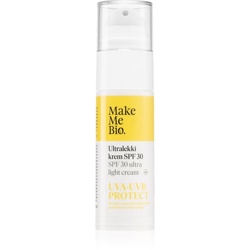 Make Me BIO UVA-UVB Protect lehký krém s UVA a UVB filtry SPF 30 30 ml - parfo.cz