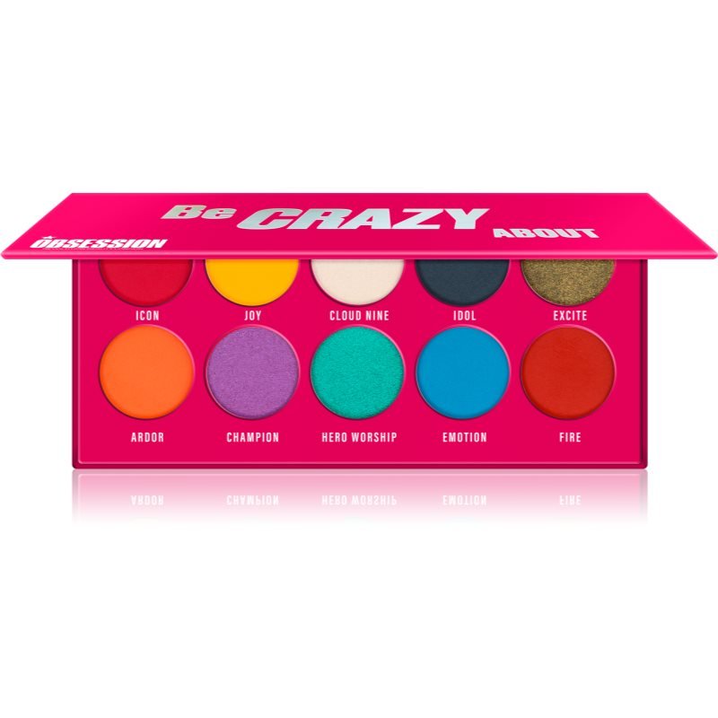 Makeup Obsession Be Crazy About paletka očních stínů 10 x 1.30 g - parfo.cz