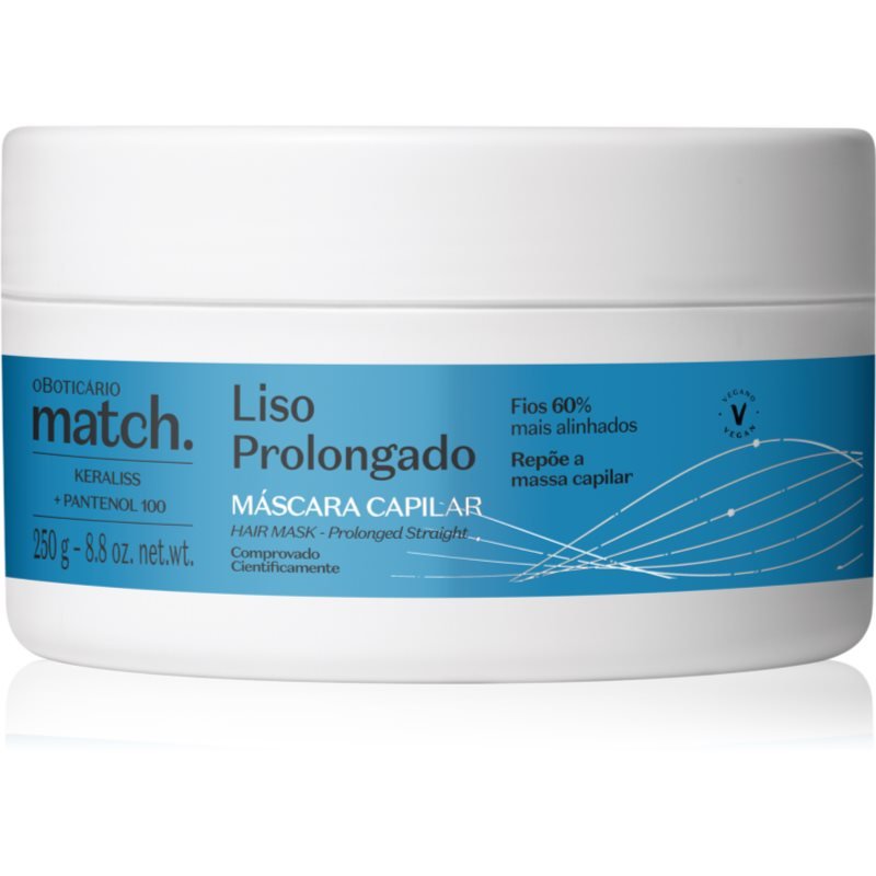 Match. Prolonged Smooth vyhlazující maska na vlasy 250 g - parfo.cz