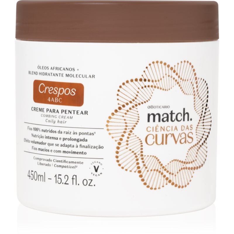 Match. Science of Curves hydratační krém pro vlnité a kudrnaté vlasy 450 ml - parfo.cz