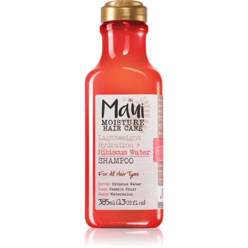 Maui Moisture Lightweight Hydration + Hibiscus Water šampon pro všechny typy vlasů 385 ml - parfo.cz