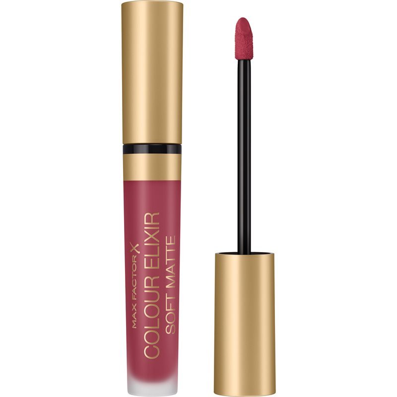 Max Factor Colour Elixir Soft Matte dlouhotrvající tekutá rtěnka odstín 035 Faded Red 4 ml - parfo.cz