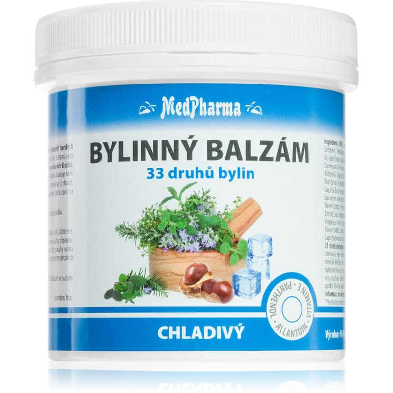 MedPharma Bylinný balzám chladivý přírodní balzám na unavené svaly 250 ml - parfo.cz