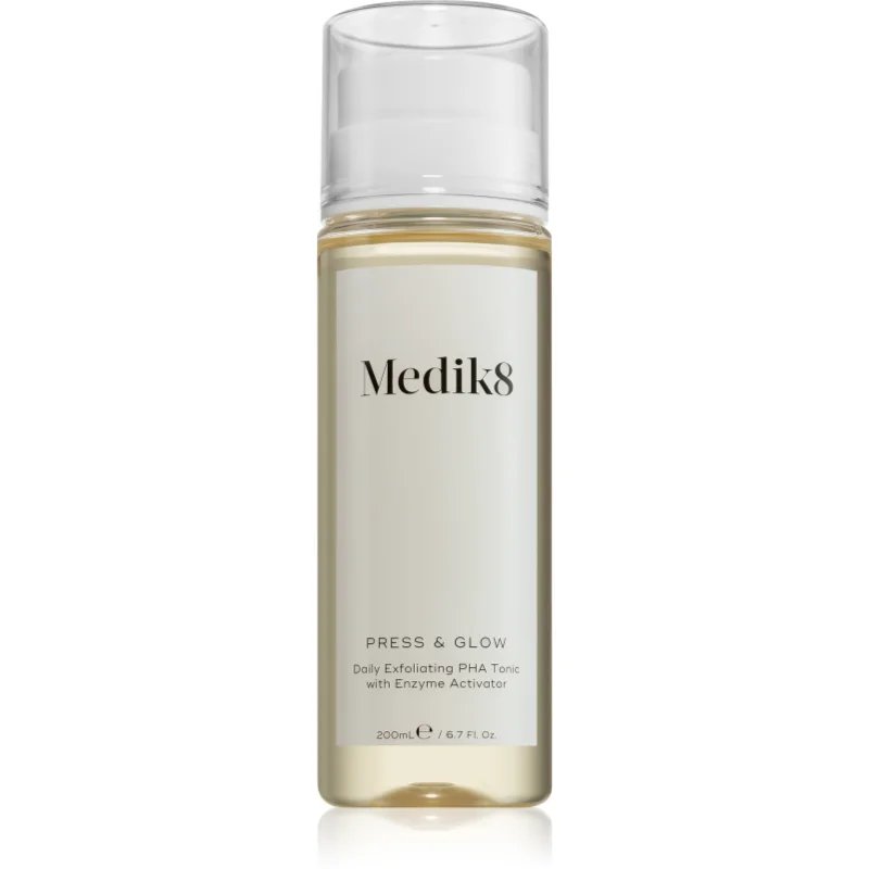 Medik8 Press & Glow exfoliační čisticí tonikum 200 ml - parfo.cz