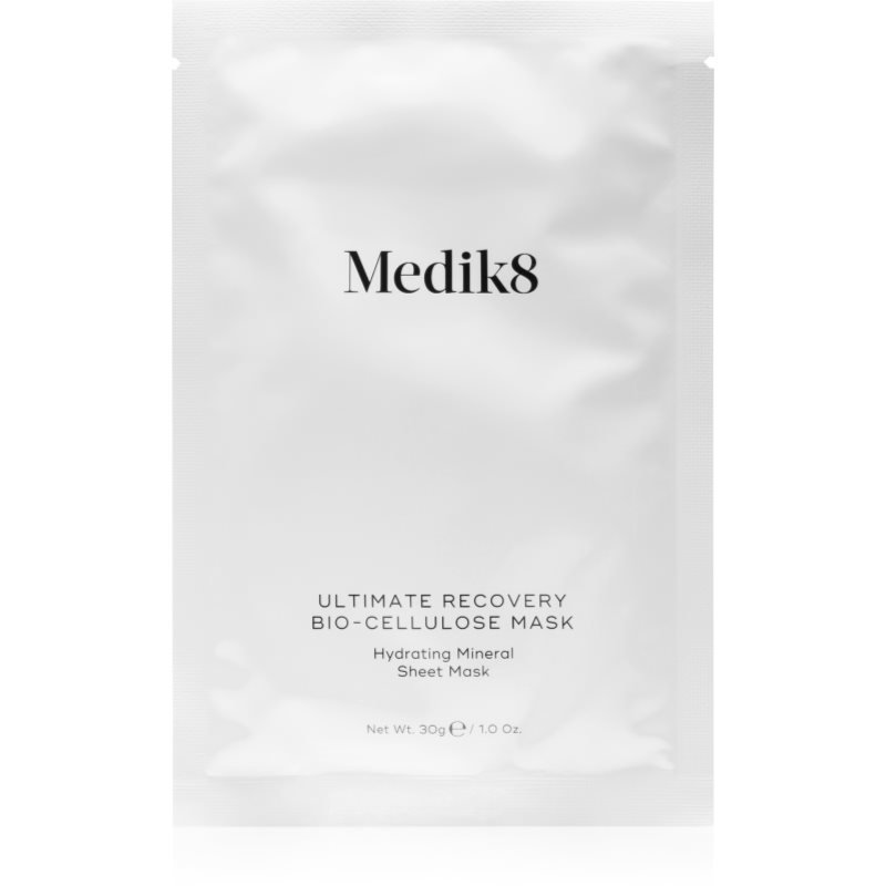 Medik8 Ultimate Recovery Bio-Cellulose Mask plátýnková maska s hydratačním a zklidňujícím účinkem 6 ks - parfo.cz