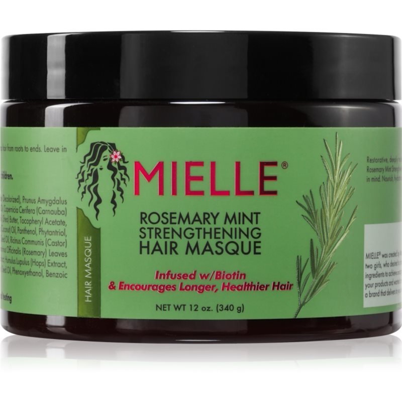 Mielle Rosemary Mint hloubkově posilující maska na vlasy 340 g - parfo.cz