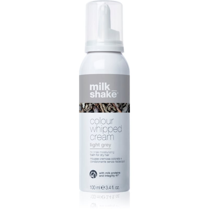 Milk Shake Colour Whipped Cream tónovací pěna pro všechny typy vlasů Light gray 100 ml - parfo.cz