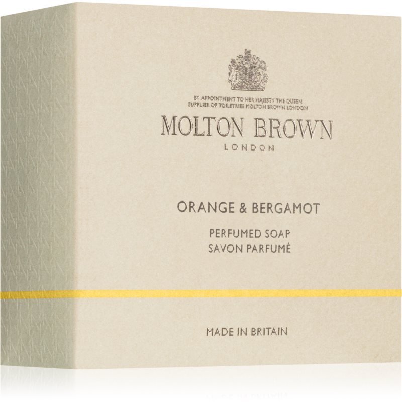 Molton Brown Orange & Bergamot Perfumed Soap tuhé mýdlo na ruce a tělo 150 g - parfo.cz