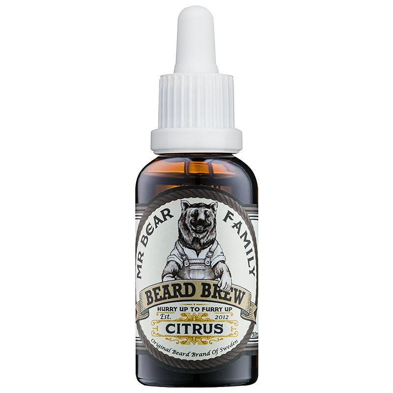 Mr Bear Family Citrus olej na vousy 30 ml - parfo.cz
