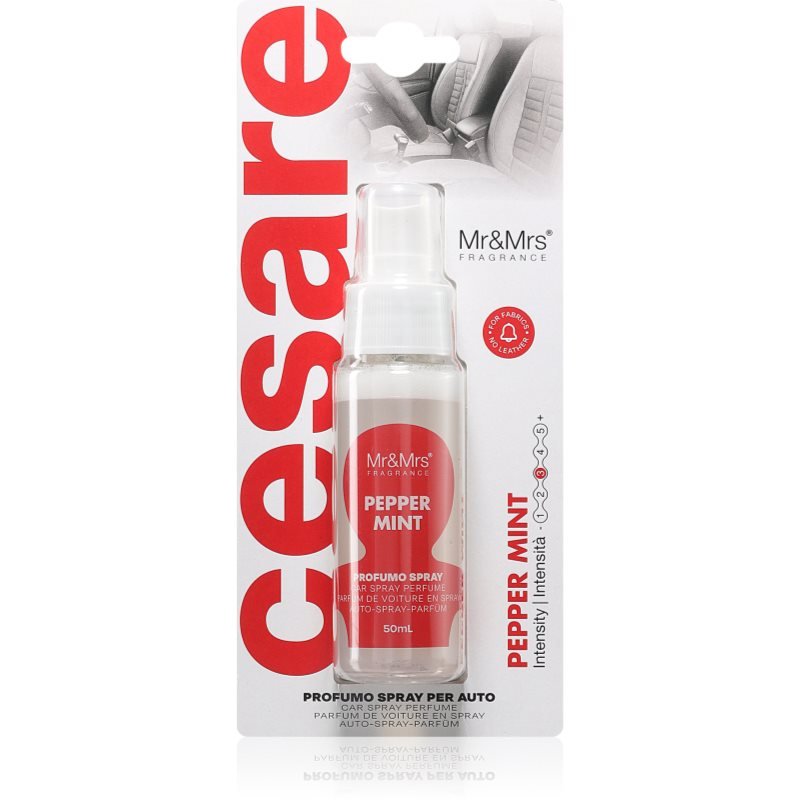 Mr & Mrs Fragrance Cesare Peppermint osvěžovač vzduchu do auta 50 ml - parfo.cz