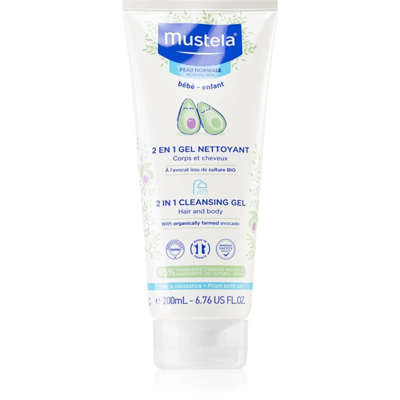 Mustela Bébé mycí gel na tělo a vlasy pro děti 200 ml - parfo.cz