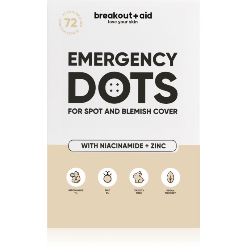 My White Secret Breakout + Aid Emergency Dots lokální péče proti akné s niacinamidem a zinkem 72 ks - parfo.cz