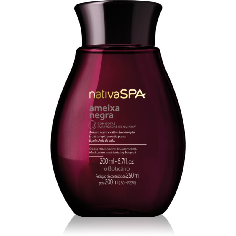 Nativa SPA Black Plum hydratační tělový olej 200 ml - parfo.cz