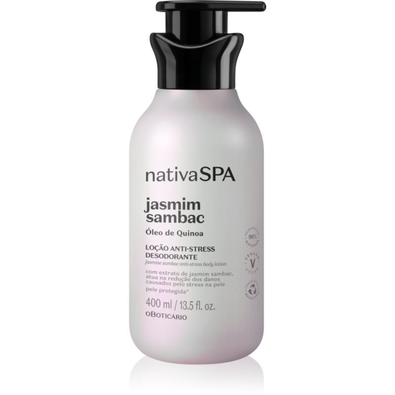Nativa SPA Jasmine Sambac zklidňující tělové mléko 400 ml - parfo.cz