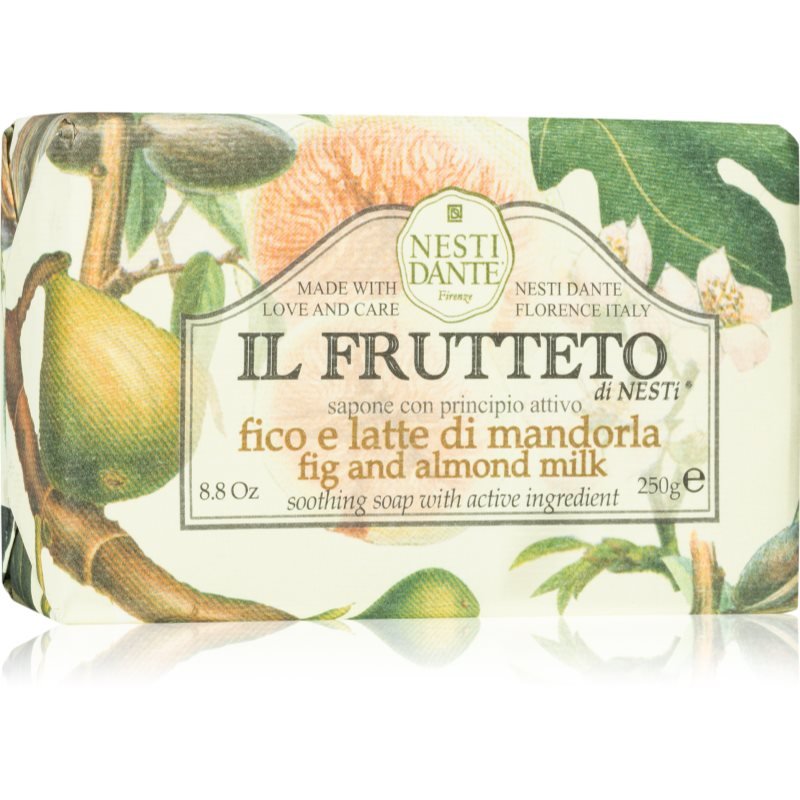 Nesti Dante Il Frutteto Fig and Almond Milk tuhé mýdlo 250 g - parfo.cz