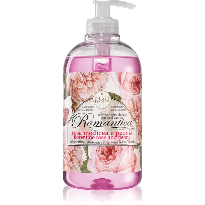 Nesti Dante Romantica Florentine Rose and Peony tekuté mýdlo na ruce 500 ml - parfo.cz
