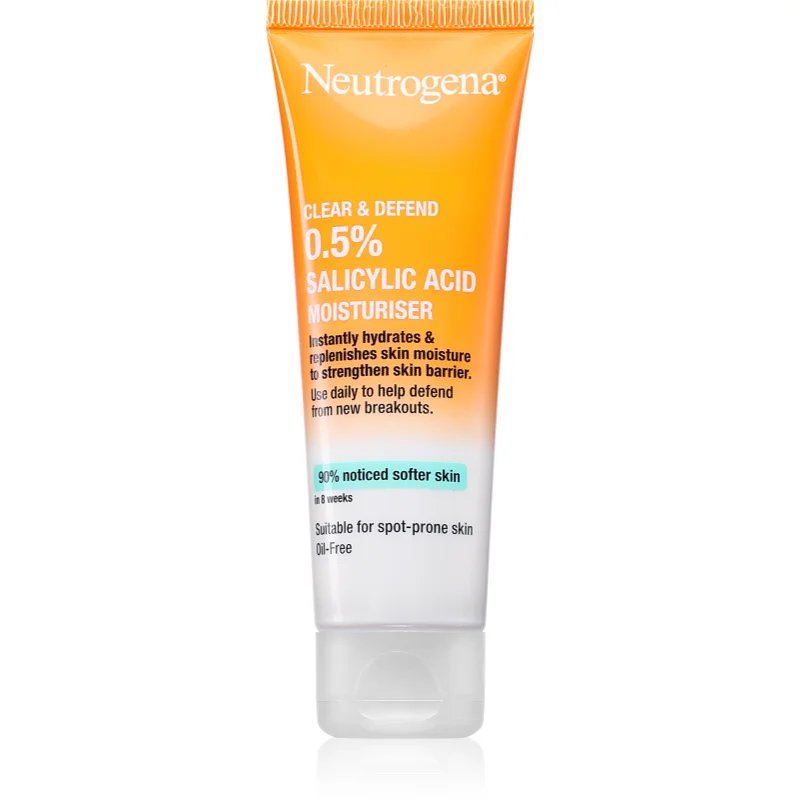 Neutrogena Clear & Defend 0.5% Salicylic Acid hydratační krém bez obsahu oleje 50 ml - parfo.cz