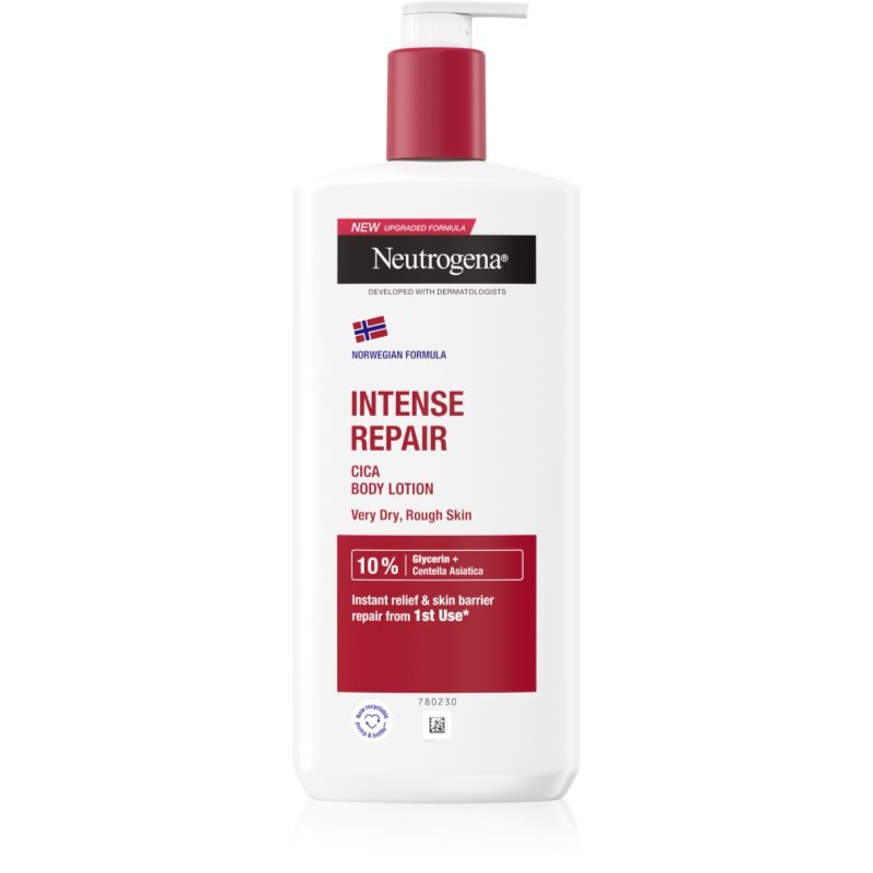 Neutrogena Norská receptura® intenzivně regenerační CICA tělové mléko 400 ml - parfo.cz