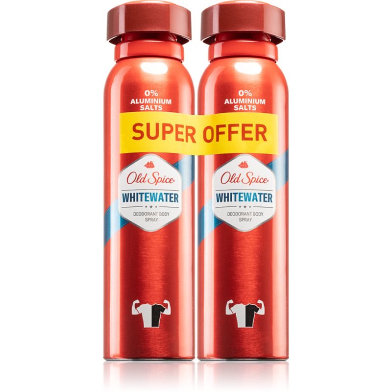 Old Spice Whitewater deodorant ve spreji 2x150 ml - parfo.cz
