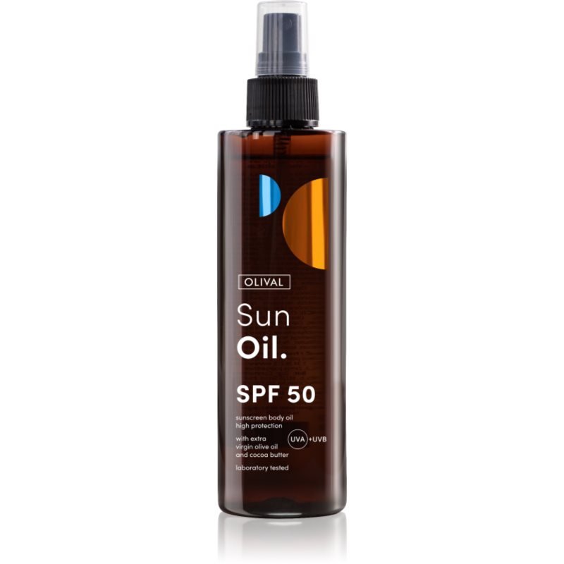 Olival Sun Oilé olej na opalování s vyživujícím účinkem SPF 50 200 ml - parfo.cz