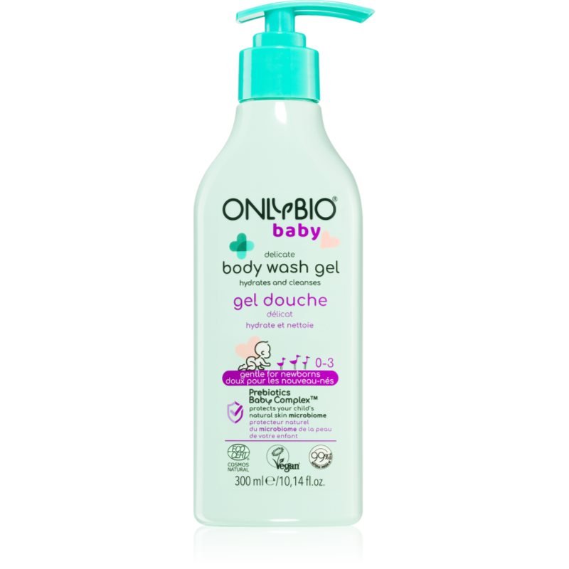 OnlyBio Baby Delicate jemný mycí gel pro děti od narození 300 ml - parfo.cz