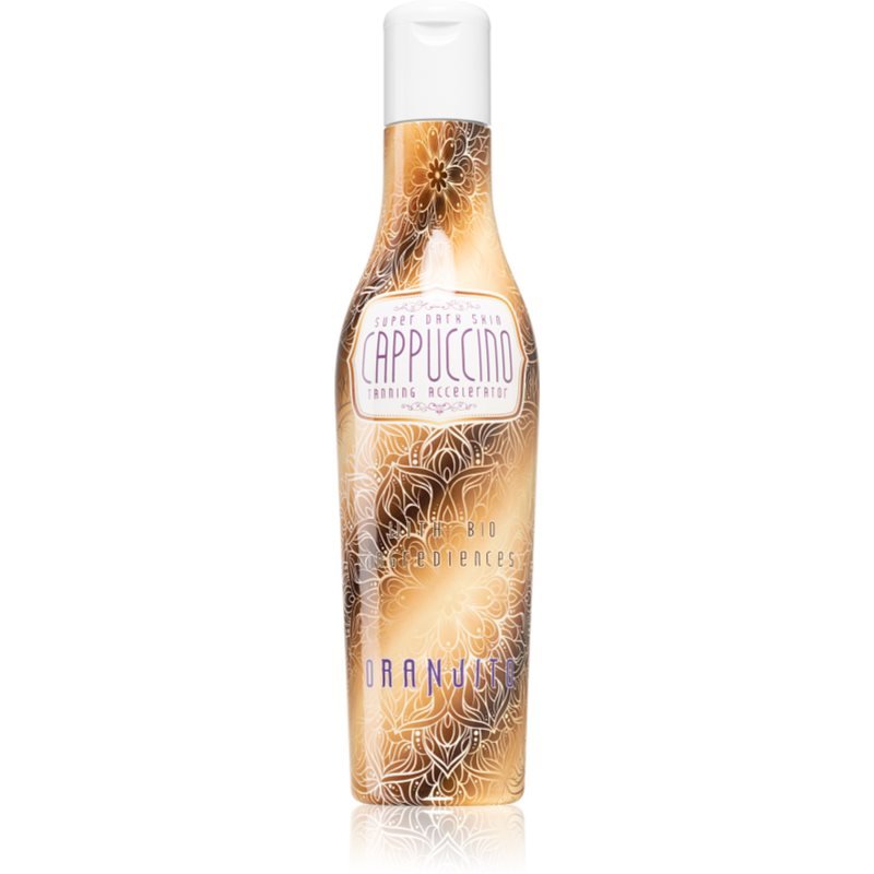 Oranjito Super Dark Skin Cappuccino opalovací mléko do solária s biosložkami a urychlovačem opálení 200 ml - parfo.cz