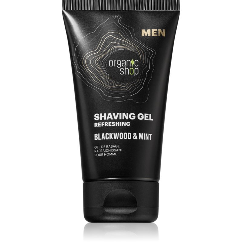 Organic Shop Men Blackwood & Mint gel na holení s osvěžujícím účinkem 150 ml - parfo.cz