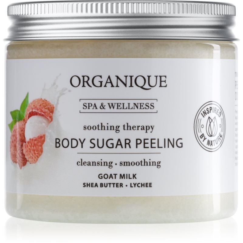 Organique Soothing Therapy cukrový peeling pro zklidnění pokožky 200 ml - parfo.cz
