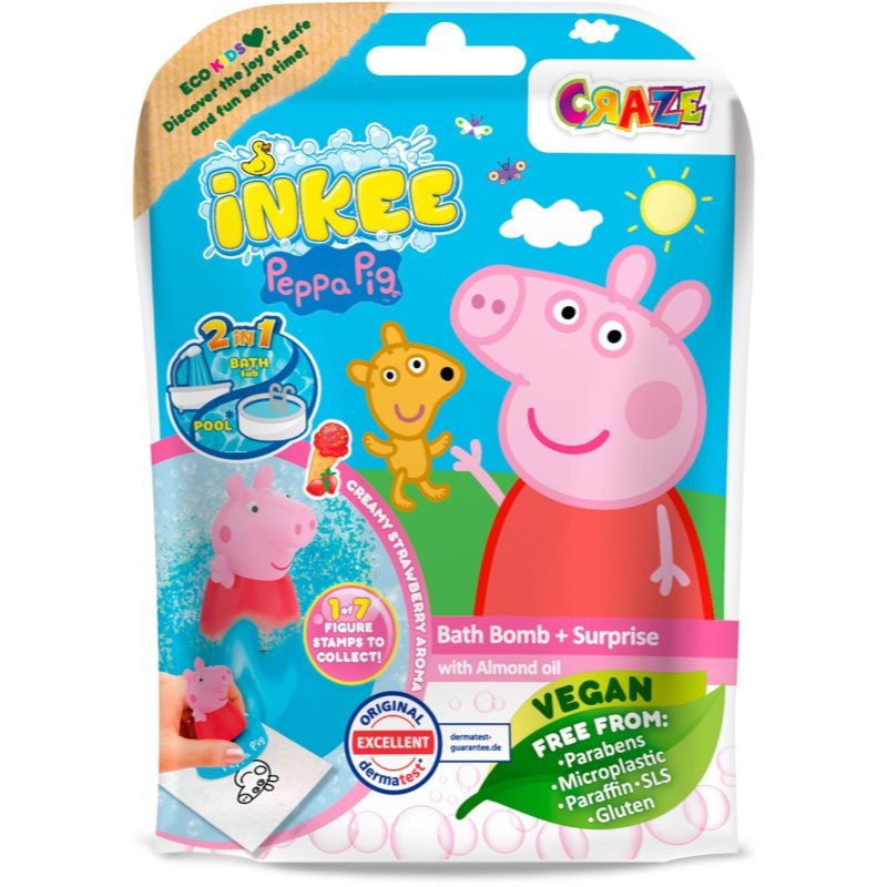 Peppa Pig Inkee koupelová bomba 1 ks - parfo.cz