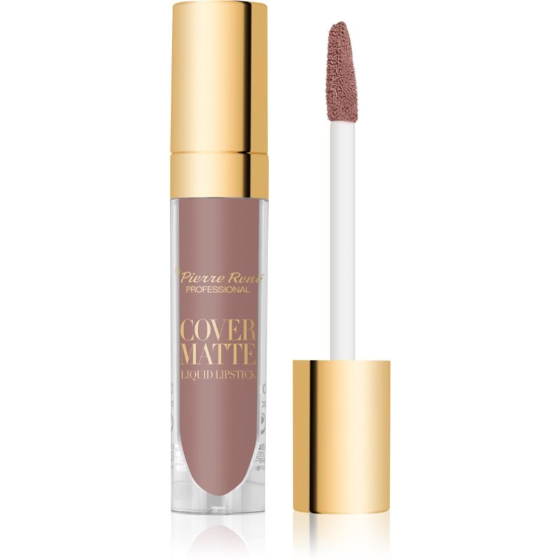 Pierre René Cover Matte matná tekutá rtěnka odstín 06 Burnt Sugar 5 ml - parfo.cz