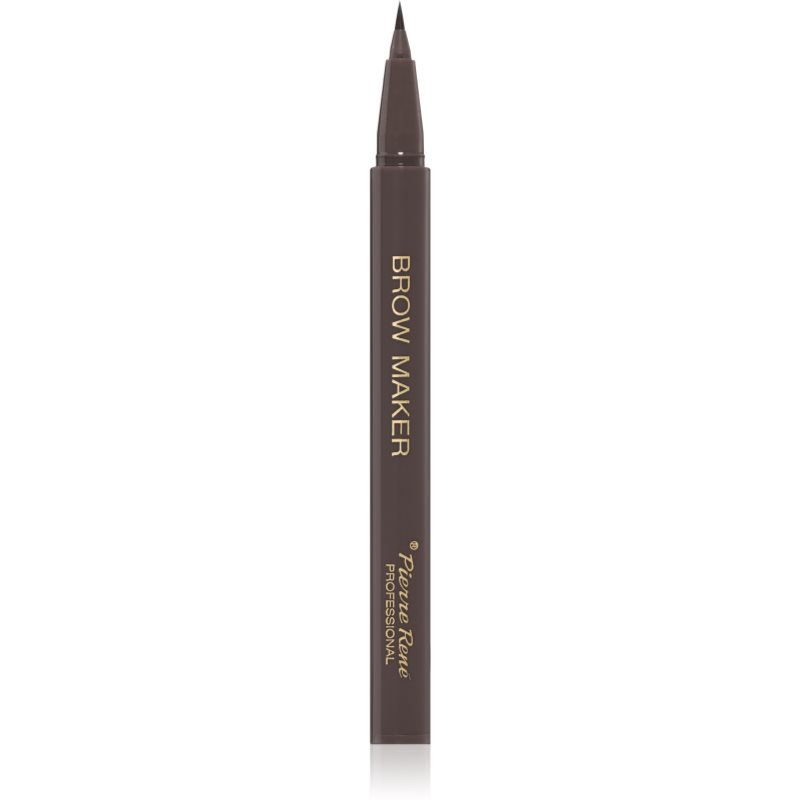 Pierre René Professional Brow Maker precizní tužka na obočí odstín Dark Brown 0