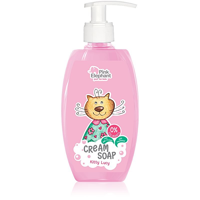 Pink Elephant Cream Soap Kitty Lisa krémové mýdlo pro děti 250 ml - parfo.cz
