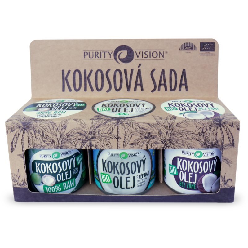 Purity Vision Kokosová sada dárková sada s kokosovým olejem - parfo.cz