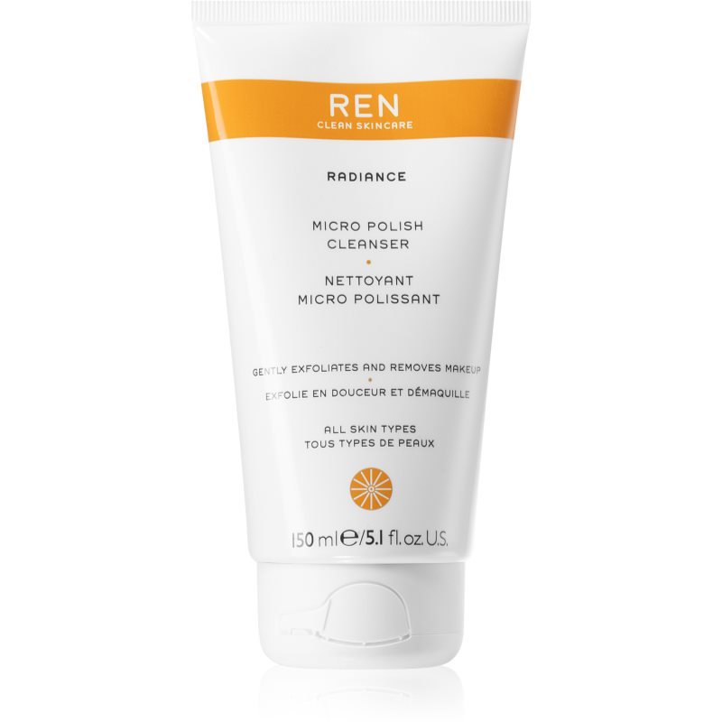 REN Radiance exfoliační čisticí pěna pro všechny typy pleti 150 ml - parfo.cz
