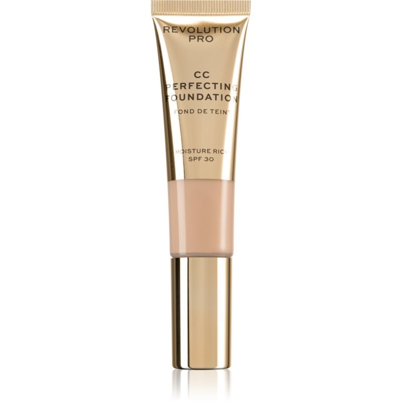 Revolution PRO CC Perfecting hydratační make-up s vyhlazujícím účinkem SPF 30 odstín F1 26 ml - parfo.cz