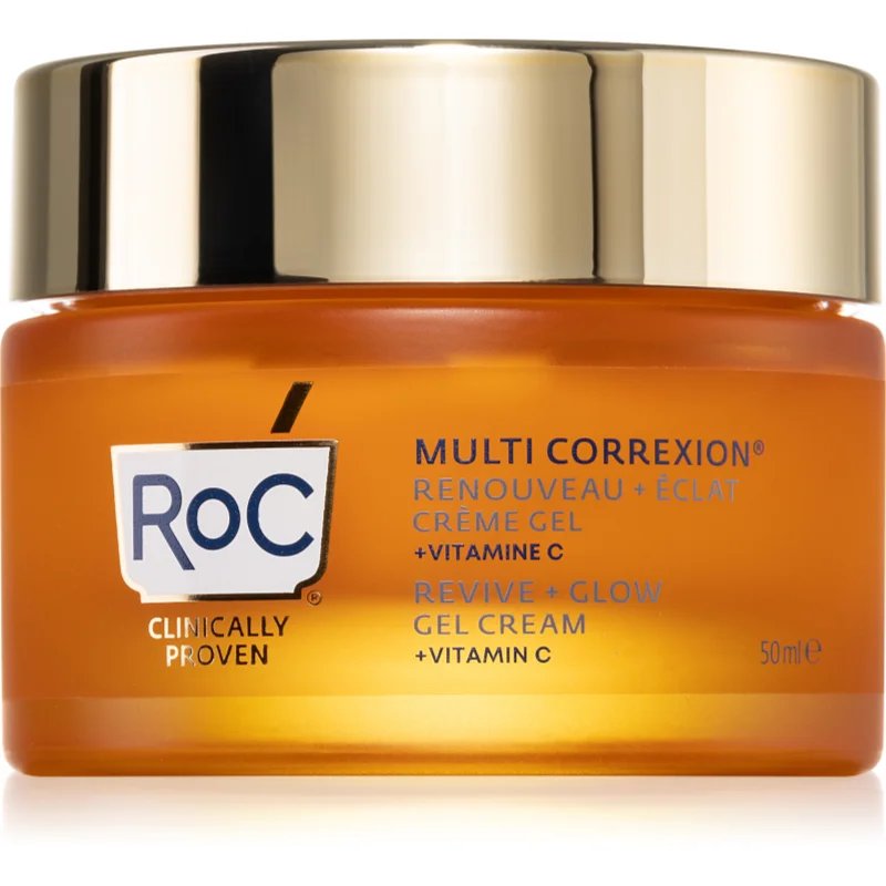 RoC Multi Correxion Revive + Glow gelový krém pro rozjasnění pleti 50 ml - parfo.cz
