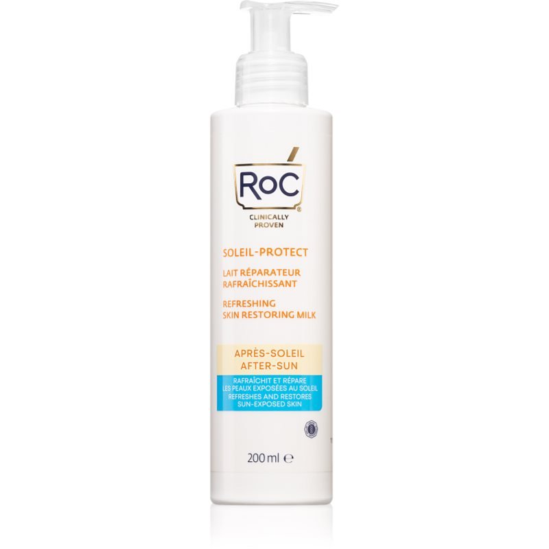 RoC Soleil Protect Refreshing Skin Restoring Milk zklidňující krém po opalování 200 ml - parfo.cz