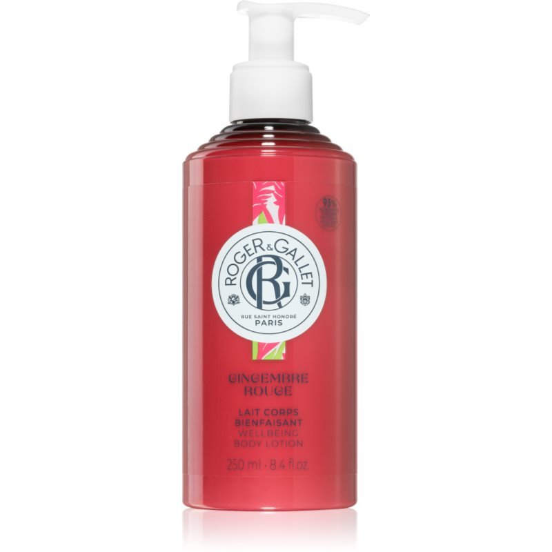 Roger & Gallet Gingembre Rouge parfémované tělové mléko pro ženy 250 ml - parfo.cz