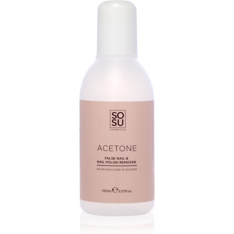 SOSU Cosmetics Gone Girl Acetone odlakovač na nehty 150 ml - parfo.cz