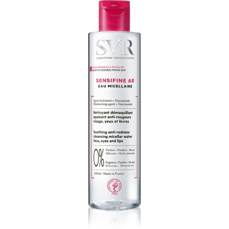 SVR Sensifine AR zklidňující micelární voda pro pleť se sklonem k začervenání 200 ml - parfo.cz