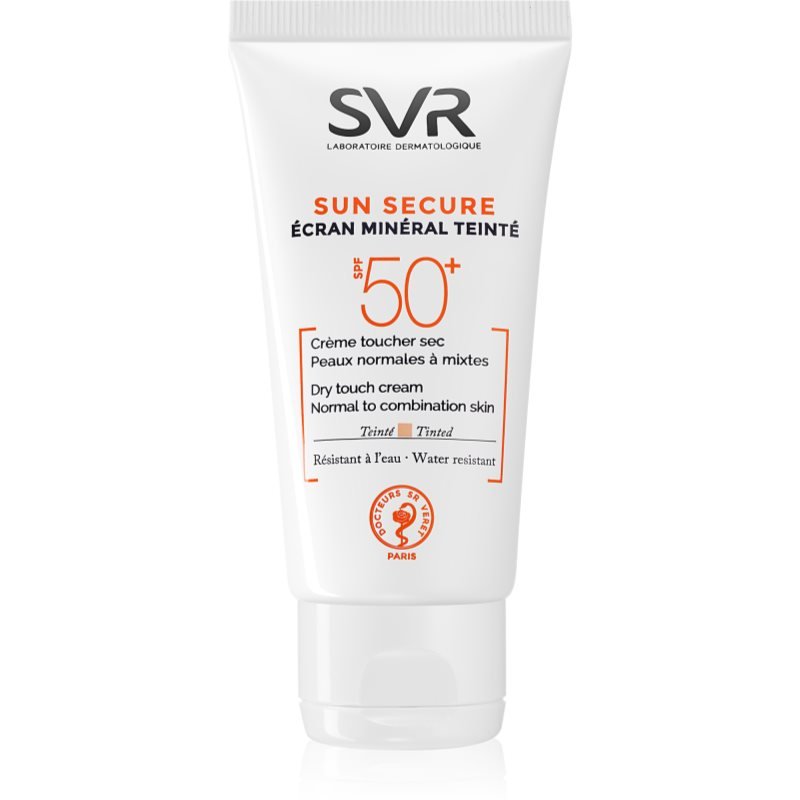 SVR Sun Secure minerální tónovací krém pro normální až smíšenou pleť SPF 50+ 60 g - parfo.cz