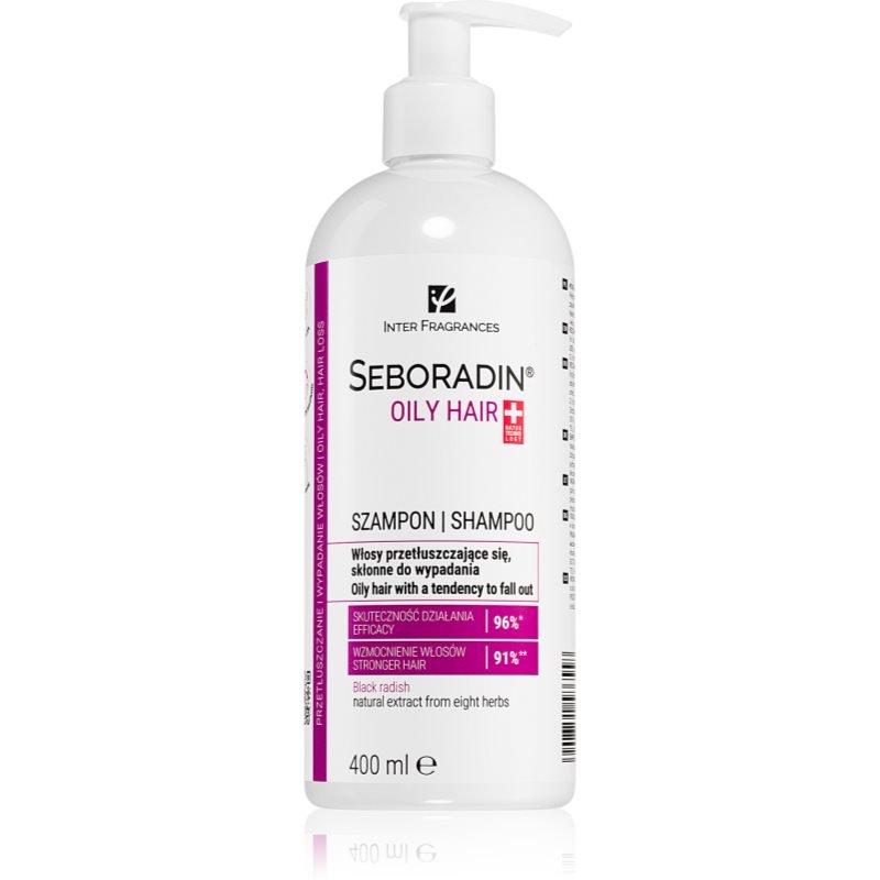 Seboradin Oily Hair šampon proti lupům a vypadávání vlasů 400 ml - parfo.cz